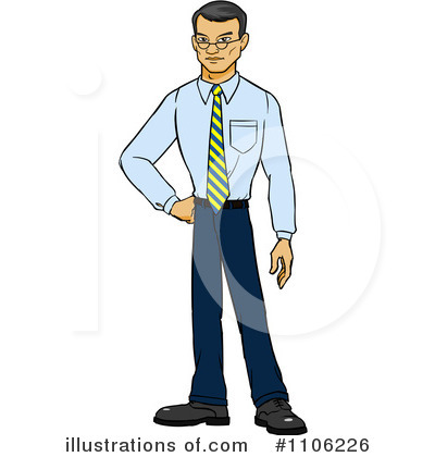 Royalty-Free (RF) Businessman Clipart Illustration by Cartoon Solutions - Stock Sample #1106226