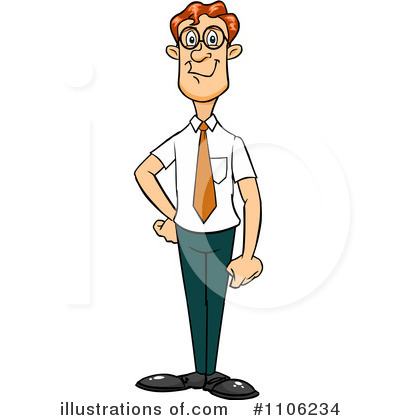 Royalty-Free (RF) Businessman Clipart Illustration by Cartoon Solutions - Stock Sample #1106234
