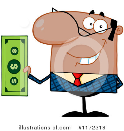 Royalty-Free (RF) Businessman Clipart Illustration by Hit Toon - Stock Sample #1172318