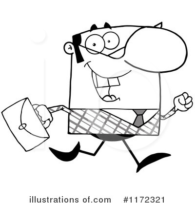 Royalty-Free (RF) Businessman Clipart Illustration by Hit Toon - Stock Sample #1172321