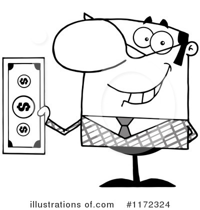 Royalty-Free (RF) Businessman Clipart Illustration by Hit Toon - Stock Sample #1172324