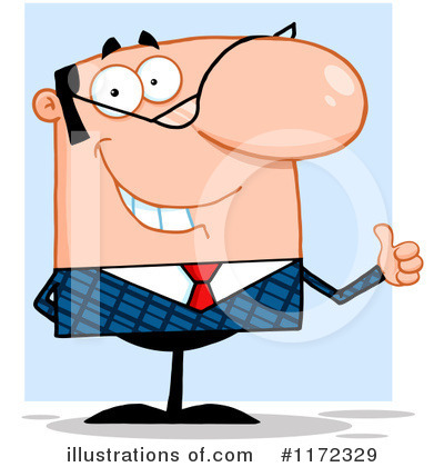 Royalty-Free (RF) Businessman Clipart Illustration by Hit Toon - Stock Sample #1172329