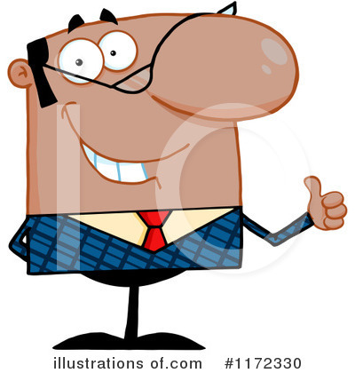 Royalty-Free (RF) Businessman Clipart Illustration by Hit Toon - Stock Sample #1172330