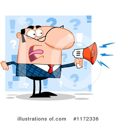 Royalty-Free (RF) Businessman Clipart Illustration by Hit Toon - Stock Sample #1172336