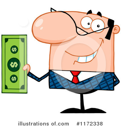 Royalty-Free (RF) Businessman Clipart Illustration by Hit Toon - Stock Sample #1172338