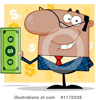 Royalty-Free (RF) Businessman Clipart Illustration by Hit Toon - Stock Sample #1172339