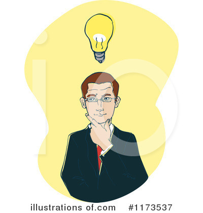 Royalty-Free (RF) Businessman Clipart Illustration by Bad Apples - Stock Sample #1173537