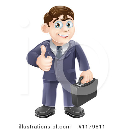 Royalty-Free (RF) Businessman Clipart Illustration by AtStockIllustration - Stock Sample #1179811