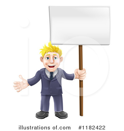 Royalty-Free (RF) Businessman Clipart Illustration by AtStockIllustration - Stock Sample #1182422