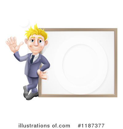 Royalty-Free (RF) Businessman Clipart Illustration by AtStockIllustration - Stock Sample #1187377