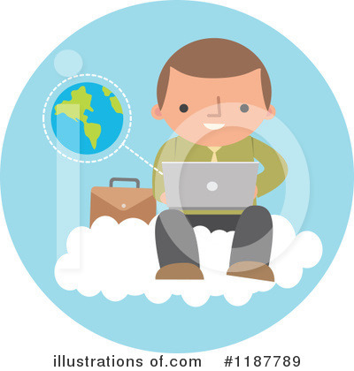 Royalty-Free (RF) Businessman Clipart Illustration by Qiun - Stock Sample #1187789