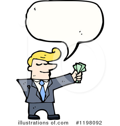 Royalty-Free (RF) Businessman Clipart Illustration by lineartestpilot - Stock Sample #1198092