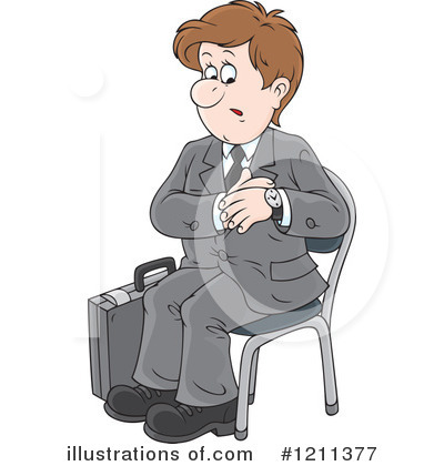 Royalty-Free (RF) Businessman Clipart Illustration by Alex Bannykh - Stock Sample #1211377