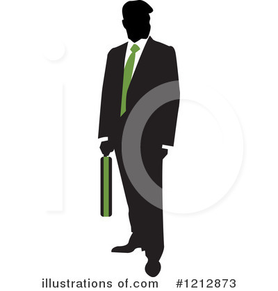 Royalty-Free (RF) Businessman Clipart Illustration by Lal Perera - Stock Sample #1212873