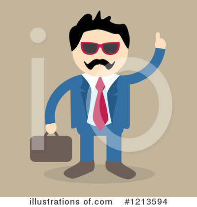 Royalty-Free (RF) Businessman Clipart Illustration by Arena Creative - Stock Sample #1213594