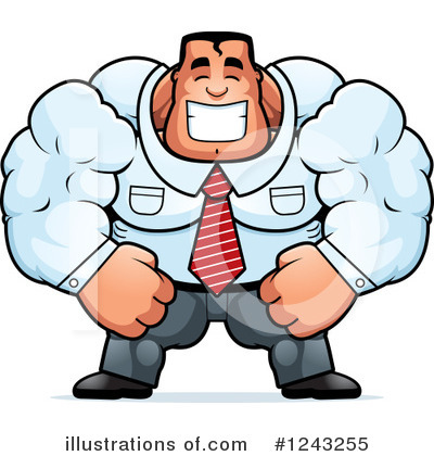 Royalty-Free (RF) Businessman Clipart Illustration by Cory Thoman - Stock Sample #1243255