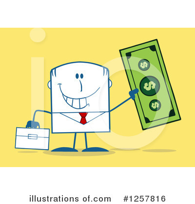 Royalty-Free (RF) Businessman Clipart Illustration by Hit Toon - Stock Sample #1257816