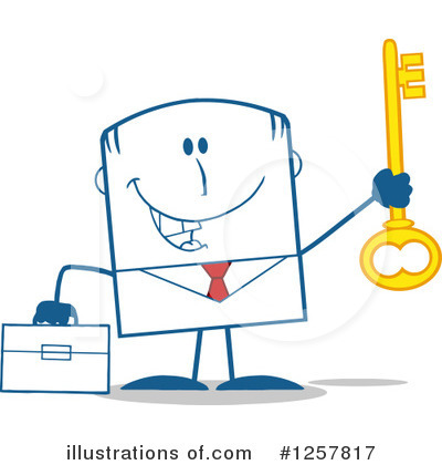 Royalty-Free (RF) Businessman Clipart Illustration by Hit Toon - Stock Sample #1257817
