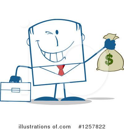 Royalty-Free (RF) Businessman Clipart Illustration by Hit Toon - Stock Sample #1257822