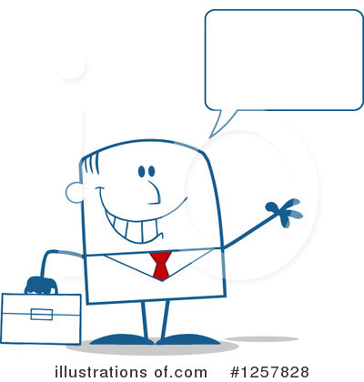 Royalty-Free (RF) Businessman Clipart Illustration by Hit Toon - Stock Sample #1257828