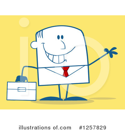 Royalty-Free (RF) Businessman Clipart Illustration by Hit Toon - Stock Sample #1257829