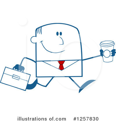 Royalty-Free (RF) Businessman Clipart Illustration by Hit Toon - Stock Sample #1257830