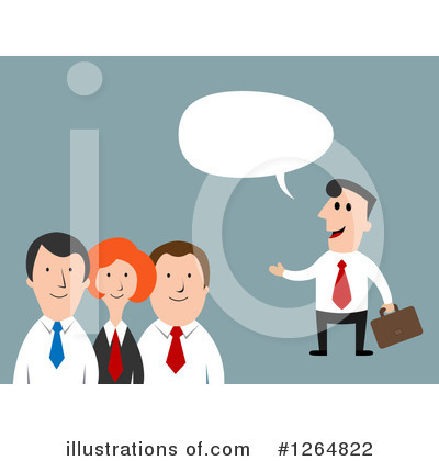 Royalty-Free (RF) Businessman Clipart Illustration by Vector Tradition SM - Stock Sample #1264822