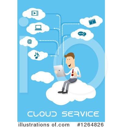 Cloud Computing Clipart #1264826 by Vector Tradition SM