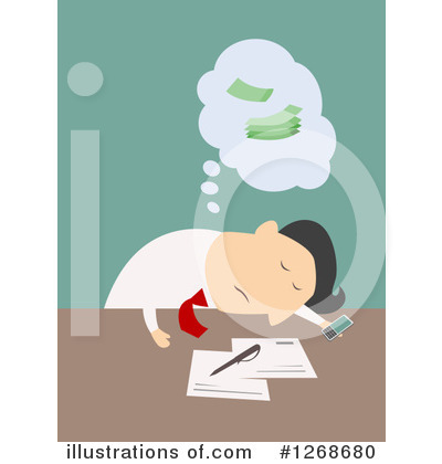 Bookkeeper Clipart #1268680 by Vector Tradition SM