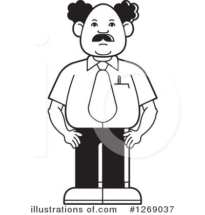 Royalty-Free (RF) Businessman Clipart Illustration by Lal Perera - Stock Sample #1269037