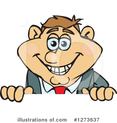 Royalty-Free (RF) Businessman Clipart Illustration by Dennis Holmes Designs - Stock Sample #1273637