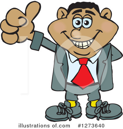 Businessman Clipart #1273640 by Dennis Holmes Designs