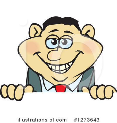 Royalty-Free (RF) Businessman Clipart Illustration by Dennis Holmes Designs - Stock Sample #1273643