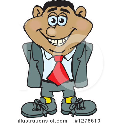 Businessman Clipart #1278610 by Dennis Holmes Designs