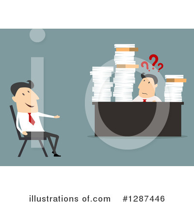 Royalty-Free (RF) Businessman Clipart Illustration by Vector Tradition SM - Stock Sample #1287446