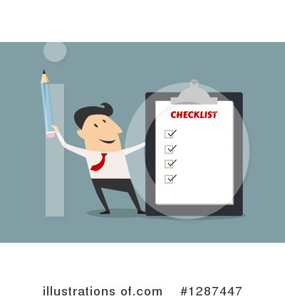 Royalty-Free (RF) Businessman Clipart Illustration by Vector Tradition SM - Stock Sample #1287447
