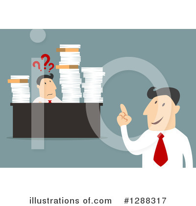 Royalty-Free (RF) Businessman Clipart Illustration by Vector Tradition SM - Stock Sample #1288317