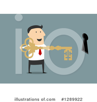Royalty-Free (RF) Businessman Clipart Illustration by Vector Tradition SM - Stock Sample #1289922