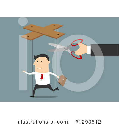 Royalty-Free (RF) Businessman Clipart Illustration by Vector Tradition SM - Stock Sample #1293512