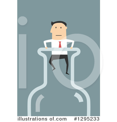 Royalty-Free (RF) Businessman Clipart Illustration by Vector Tradition SM - Stock Sample #1295233