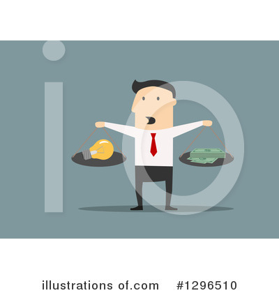 Royalty-Free (RF) Businessman Clipart Illustration by Vector Tradition SM - Stock Sample #1296510
