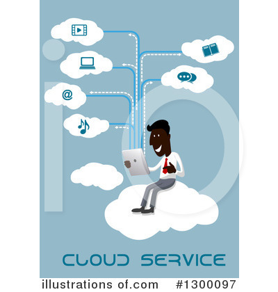 Cloud Computing Clipart #1300097 by Vector Tradition SM