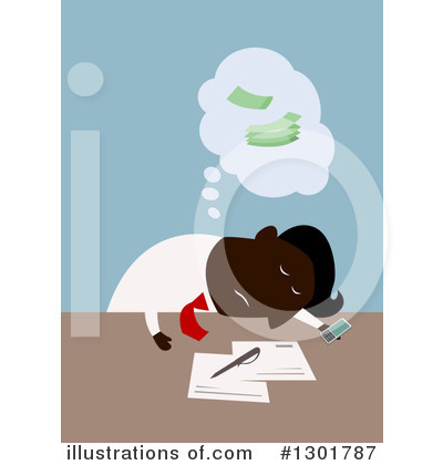 Royalty-Free (RF) Businessman Clipart Illustration by Vector Tradition SM - Stock Sample #1301787