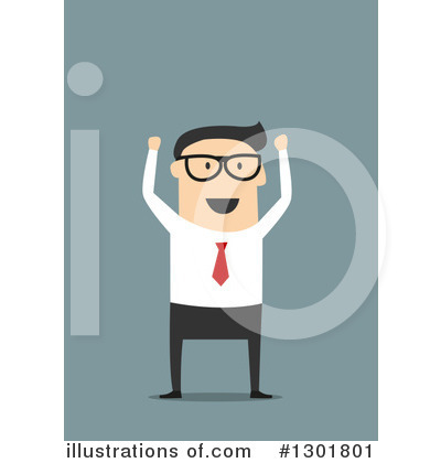 Royalty-Free (RF) Businessman Clipart Illustration by Vector Tradition SM - Stock Sample #1301801