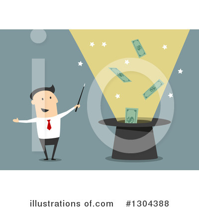 Royalty-Free (RF) Businessman Clipart Illustration by Vector Tradition SM - Stock Sample #1304388