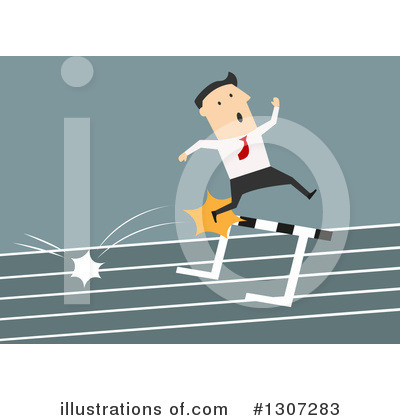 Royalty-Free (RF) Businessman Clipart Illustration by Vector Tradition SM - Stock Sample #1307283