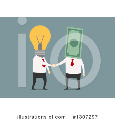 Royalty-Free (RF) Businessman Clipart Illustration by Vector Tradition SM - Stock Sample #1307297