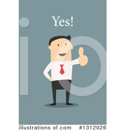 Royalty-Free (RF) Businessman Clipart Illustration by Vector Tradition SM - Stock Sample #1312026
