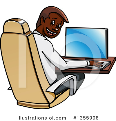 Royalty-Free (RF) Businessman Clipart Illustration by Vector Tradition SM - Stock Sample #1355998