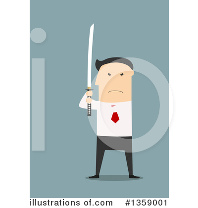 Royalty-Free (RF) Businessman Clipart Illustration by Vector Tradition SM - Stock Sample #1359001
